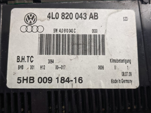 4L0820043AB Блок управления кондиционером купить Львов