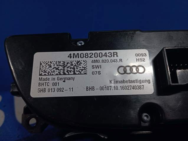 VAG 4M0820043R Блок управления кондиционером в наличии Житомир