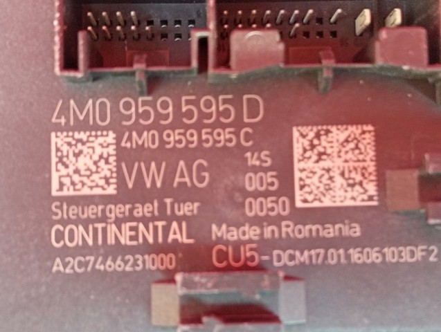 VAG 4M0959595D Блок комфорта задней двери в наличии Одесса