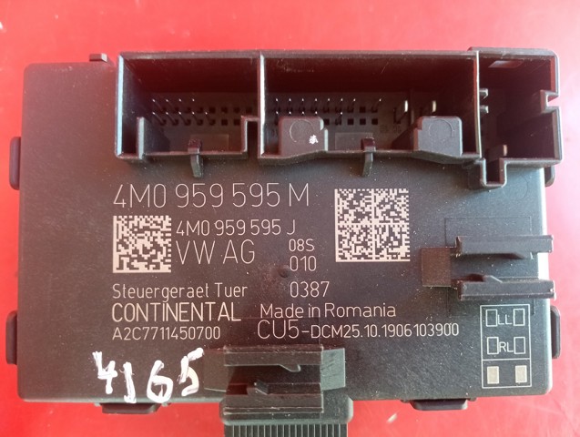 4M0959595M VAG Блок комфорта задней двери купить в Житомир