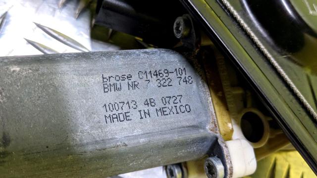 51337286484 BMW Стеклоподъемник передней правой двери купить в Ирпень