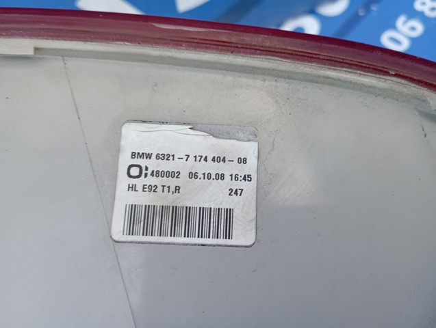 BMW 63217174404 Фонарь задний правый внешний в наличии Тернополь