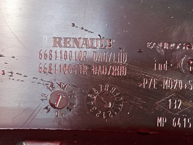 RENAULT 668110010R Водосток лобового стекла, жабо в наличии Черкассы