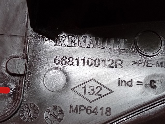 668110012R RENAULT Заглушка жабо боковая купить в Полтава