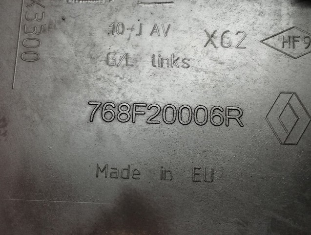 RENAULT 768F20006R Молдинг крыла заднего левого в наличии Ирпень