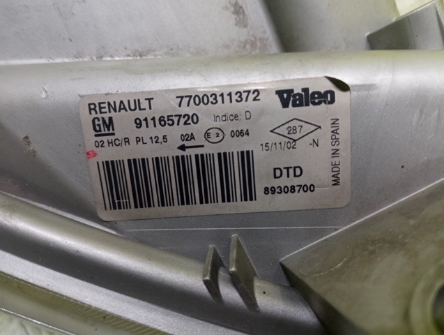 RENAULT 7700311372 Фара правая в наличии Чернигов