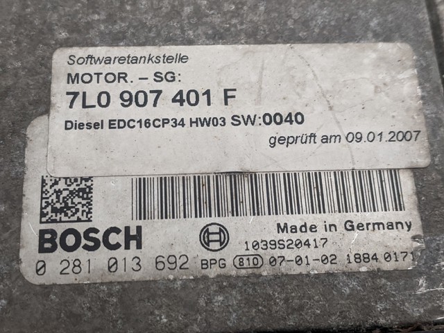 7L0907401F VAG Блок управления двигателем купить в Чернигов