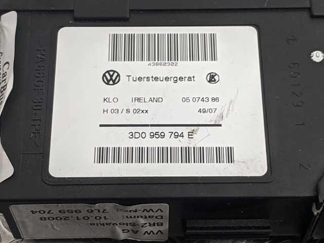 VAG 7L0959704D Мотор стеклоподъемника двери задней правой в наличии Ирпень