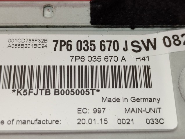 7P6035670J Магнитола (радио AM/FM) купить Украина
