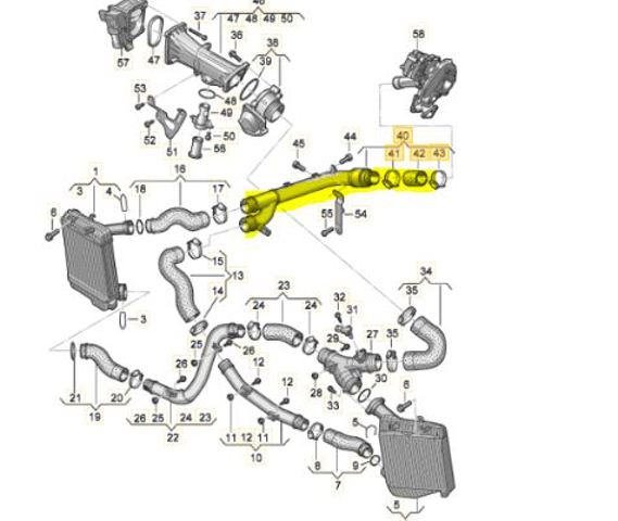 7P6145941B VAG Шланг (патрубок) интеркуллера купить в Ужгород