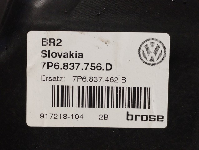 7P6837756D VAG Стеклоподъемник передней правой двери купить в Украина