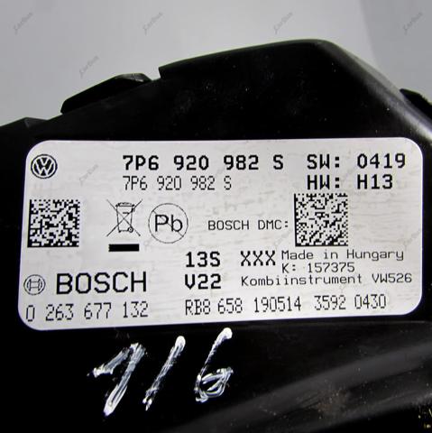 7P6920982S Панель приборов купить Ирпень