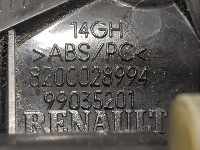 8200028994 RENAULT Ручка двери левой внутренняя передняя/задняя купить в Одесса