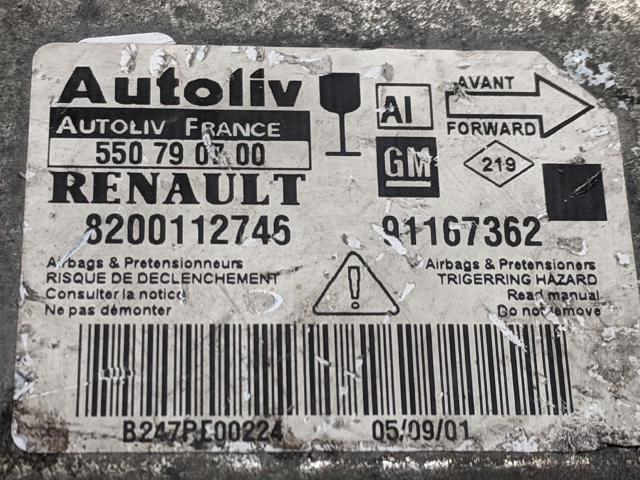 RENAULT 8200112746 Модуль-процессор управления подушкой безопасности (ЭБУ AIRBAG) в наличии Одесса