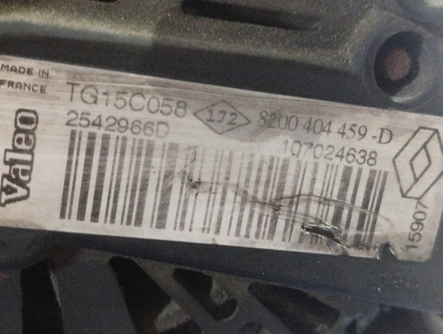 Генератор 8200404459 RENAULT