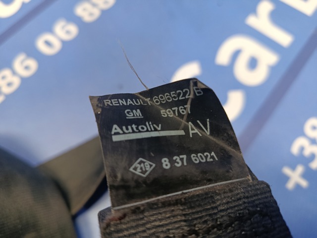 8200696522 RENAULT Ремень безопасности купить в Николаев