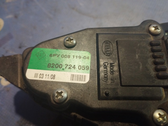 8200724059 RENAULT Педаль газа (акселератора) купить в Ирпень