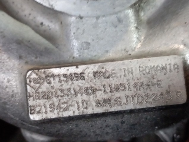 RENAULT 8201371489 Турбина в наличии Сумы