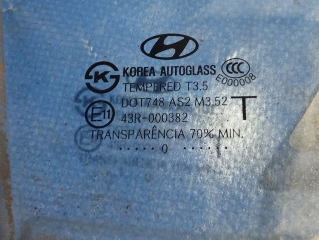 824212B001 HYUNDAI Стекло двери передней правой купить в Кривой Рог