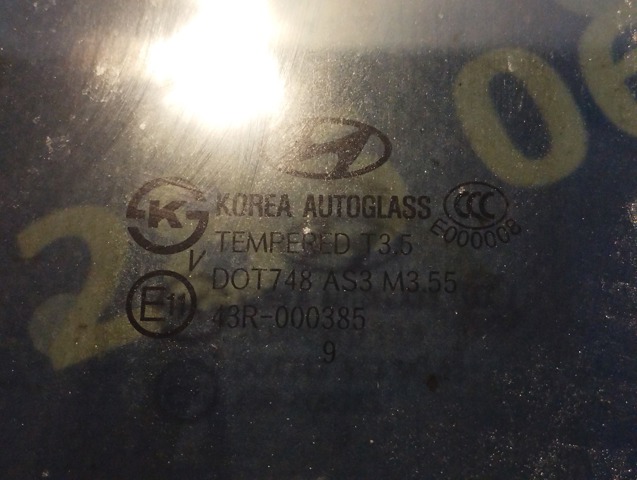 834102B020 HYUNDAI Стекло двери задней левой купить в Винница