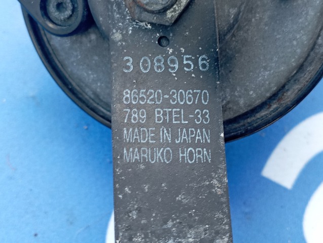 TOYOTA 8652030670 Сигнал звуковой (клаксон) в наличии Черновцы
