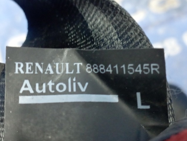 RENAULT 888411545R Ремень безопасности задний левый в наличии Сумы