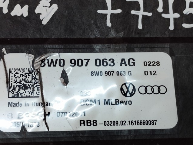 8W0907063AH VAG Блок комфорта купить в Одесса