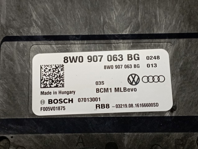 VAG 8W0907063BG Модуль управления (ЭБУ) бортовой сетью в наличии Ужгород