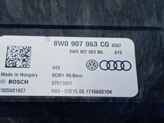 VAG 8W0907063CG Модуль управления (ЭБУ) бортовой сетью в наличии Павлоград