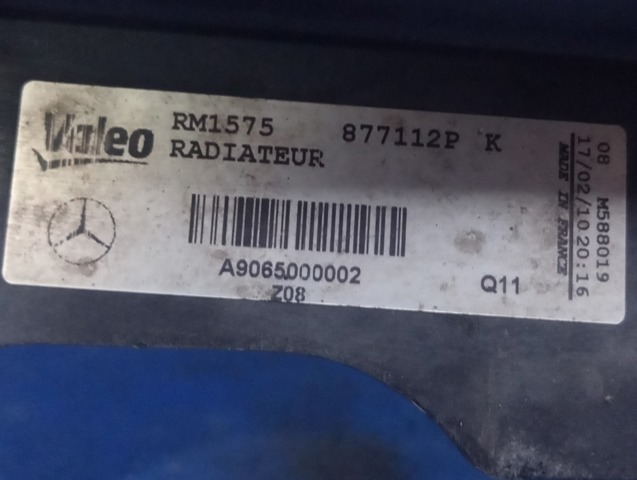 9065000202 MERCEDES Радиатор купить в Николаев