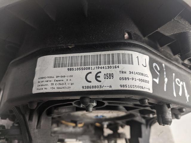 985704073R Подушка безопасности водителя купить Запорожье