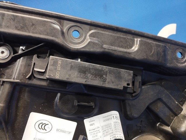 MERCEDES A2137306805 Механизм стеклоподъемника двери задней правой в наличии Львов