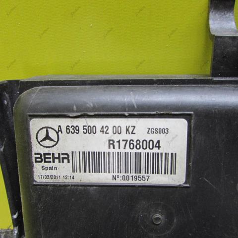 MERCEDES A6395051855 Диффузор радиатора в наличии Полтава