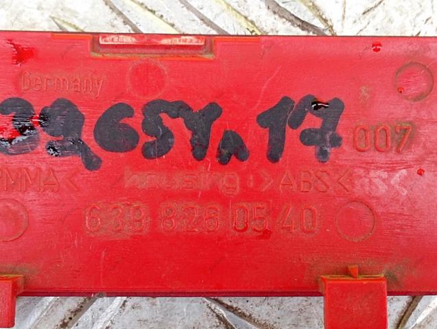 A6398260540 MERCEDES Катафот (отражатель) заднего бампера правый купить в Житомир