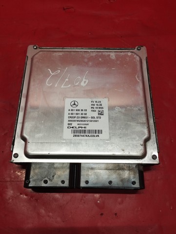 Электронный блок управления двигателем A6519003603 MERCEDES