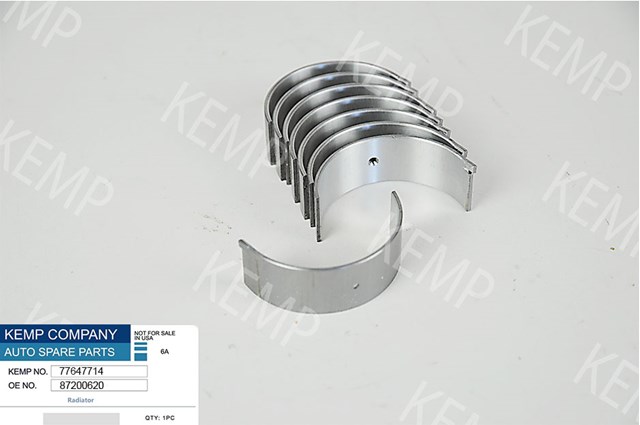 Шатунные вкладыши коленвала комплект, 2-й ремонт 77647714 KEMP