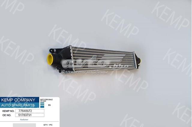 Охладитель наддувочного воздуха Фиат Добло II