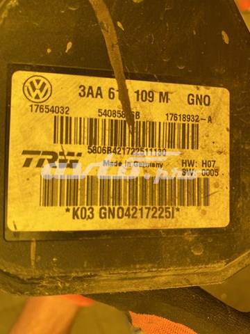 Блок ABS гидравлический 3AA614109M VAG