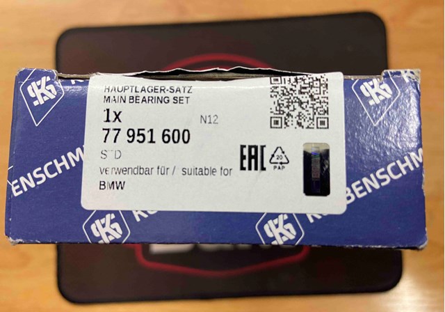 77951600 KOLBENSCHMIDT Вкладыши коленвала коренные, комплект, стандарт (STD) купить в Житомир