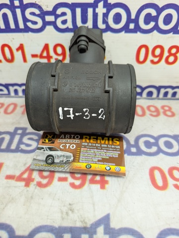 0281002478 BOSCH Датчик потока (расхода) воздуха, расходомер M.A.F. - (Mass Airflow) купить в Черновцы