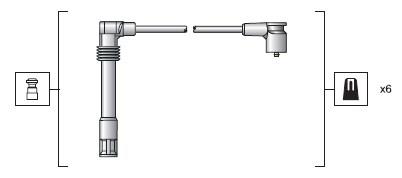 MAGNETI MARELLI MSQ0082 Высоковольтные провода в наличии Хмельницкий