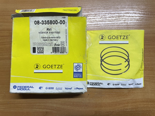 Кольца поршневые STD на 1 цилиндр 0833580000 GOETZE