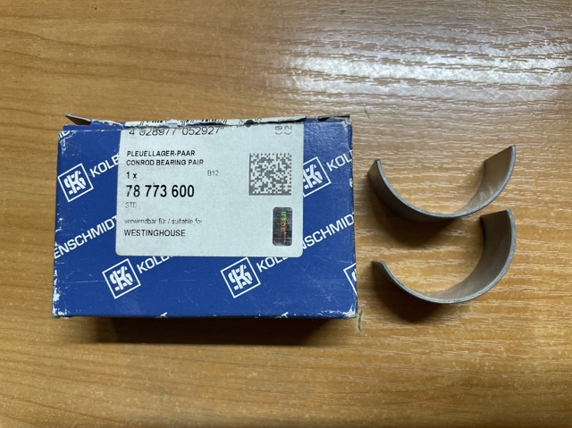 KOLBENSCHMIDT 78773600 Вкладыши коленвала компрессора шатунные, комплект, стандарт (STD) в наличии Чернигов