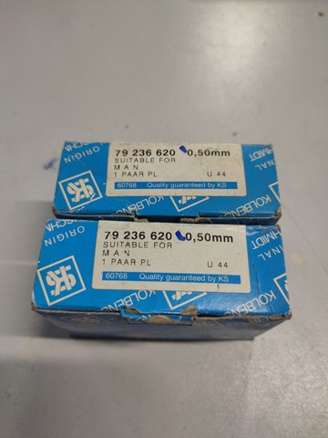 79236620 Вкладыши коленвала шатунные, комплект, 2-й ремонт (+0,50) купить Украина