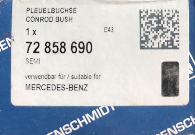 72858690 KOLBENSCHMIDT Втулка шатуна купить в Львов