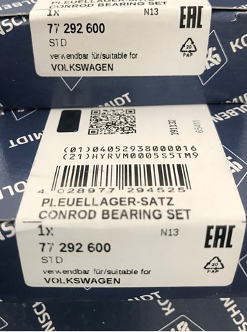 KOLBENSCHMIDT 77292600 Вкладыши шатунные в наличии Черновцы