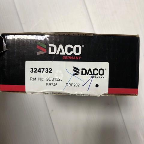 DACO 324732 Колодки тормозные задние дисковые в наличии Ужгород