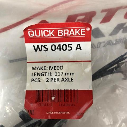 WS0405A QUICK BRAKE Датчик износа тормозных колодок передний купить в Ровно