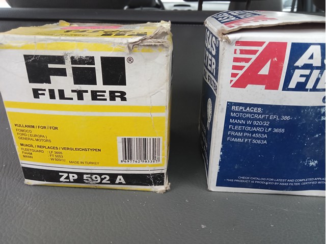 Фильтр центробежный очистки масла ZP592A FIL FILTER