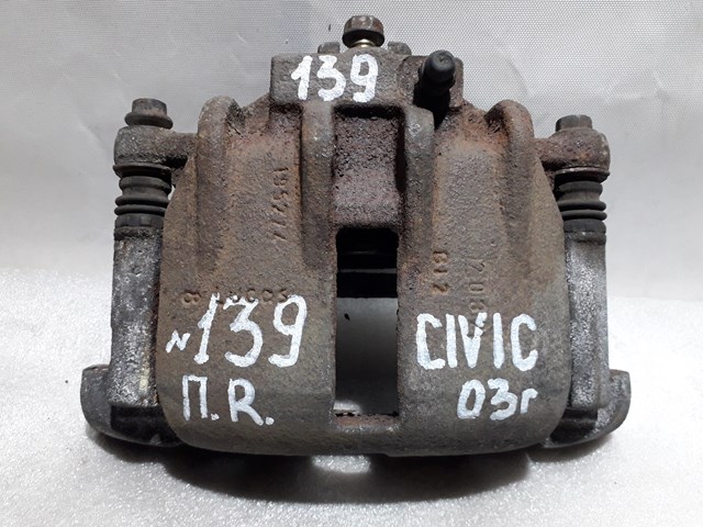 Суппорт тормозной, передний, правый 45018S5AJ02 HONDA